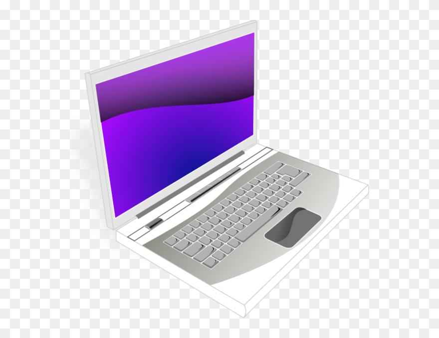 Transparent Clipart Of Laptop - Laptop Cartoon Hd - Png Download