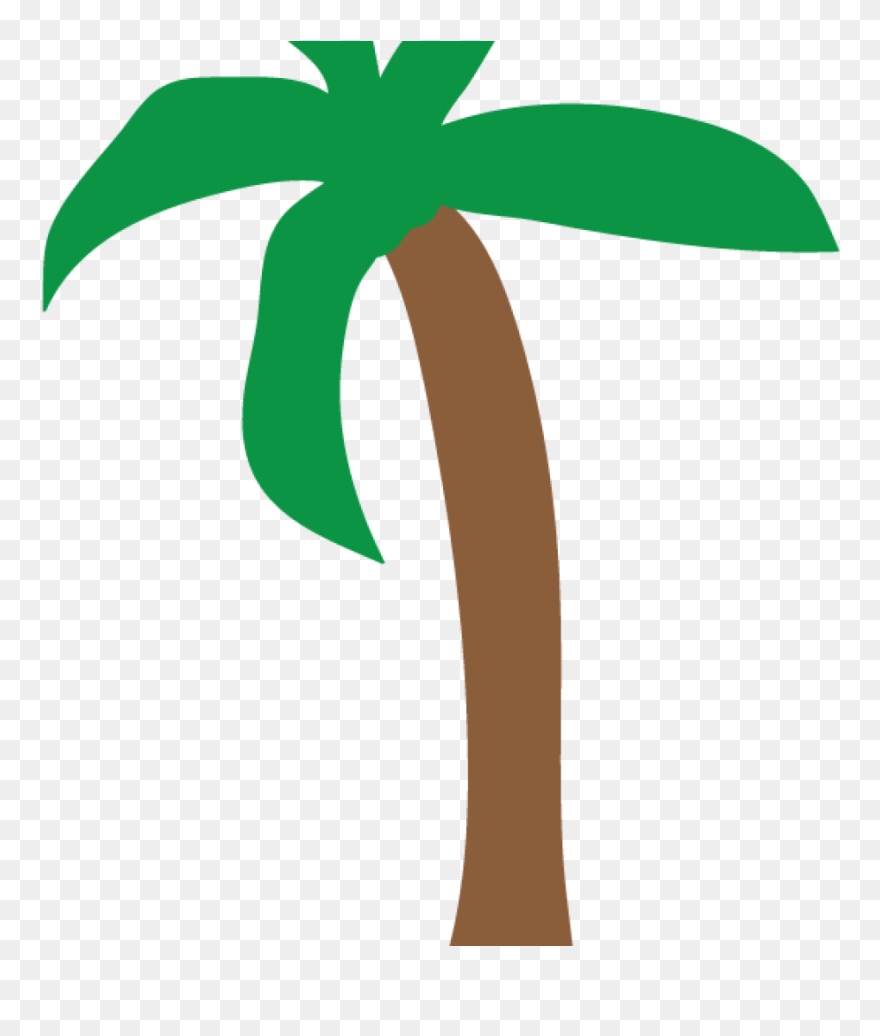 Palm Tree Clip Art Free Free Palm Tree Clipart For - Palm Trees Clipart Clear Backgrounds - Png Download