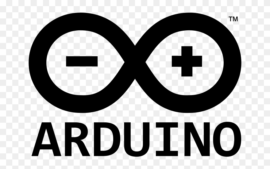 Transparent Friend Clipart Black And White - Arduino Logo White Png