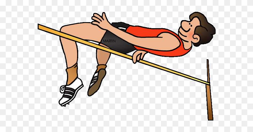 Jumping Clipart High Jump - High Jump - Png Download