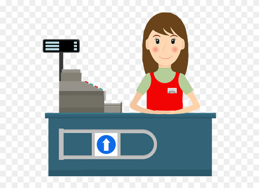 Transparent Buy Clip Art - Checkout Counter Clipart - Png Download