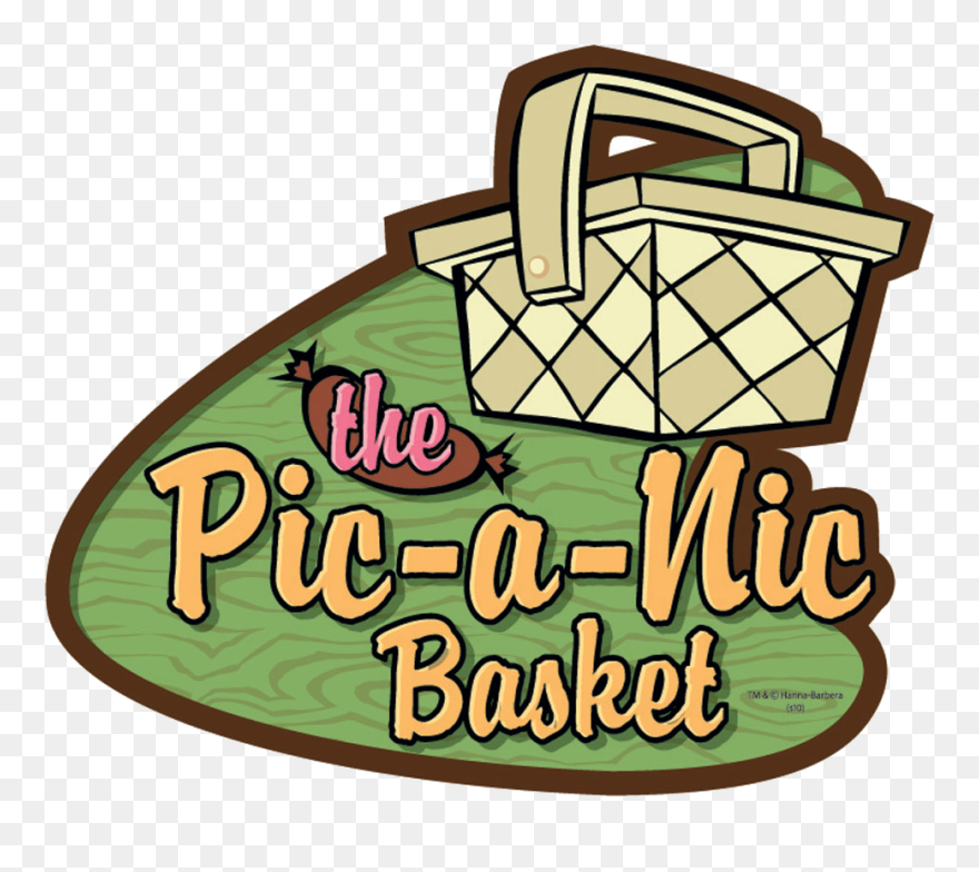 Snack Bar - Picnic Basket Yogi Bear Clipart - Png Download