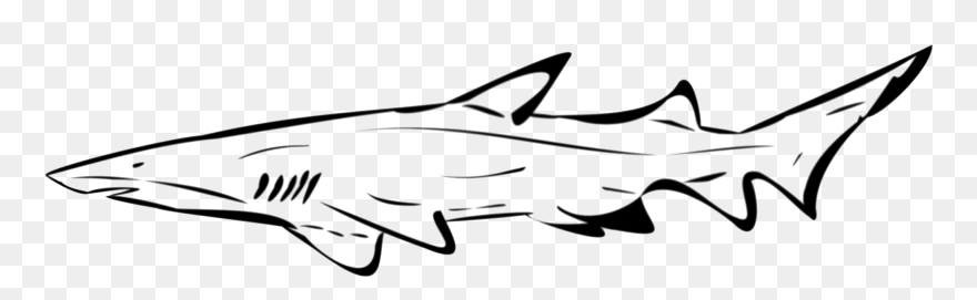 Fish Stencils - Stencils Shark Clipart