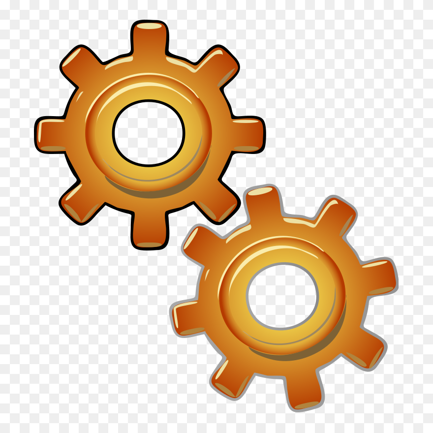 Gears Clip Art Download - Gears Clipart Free - Png Download