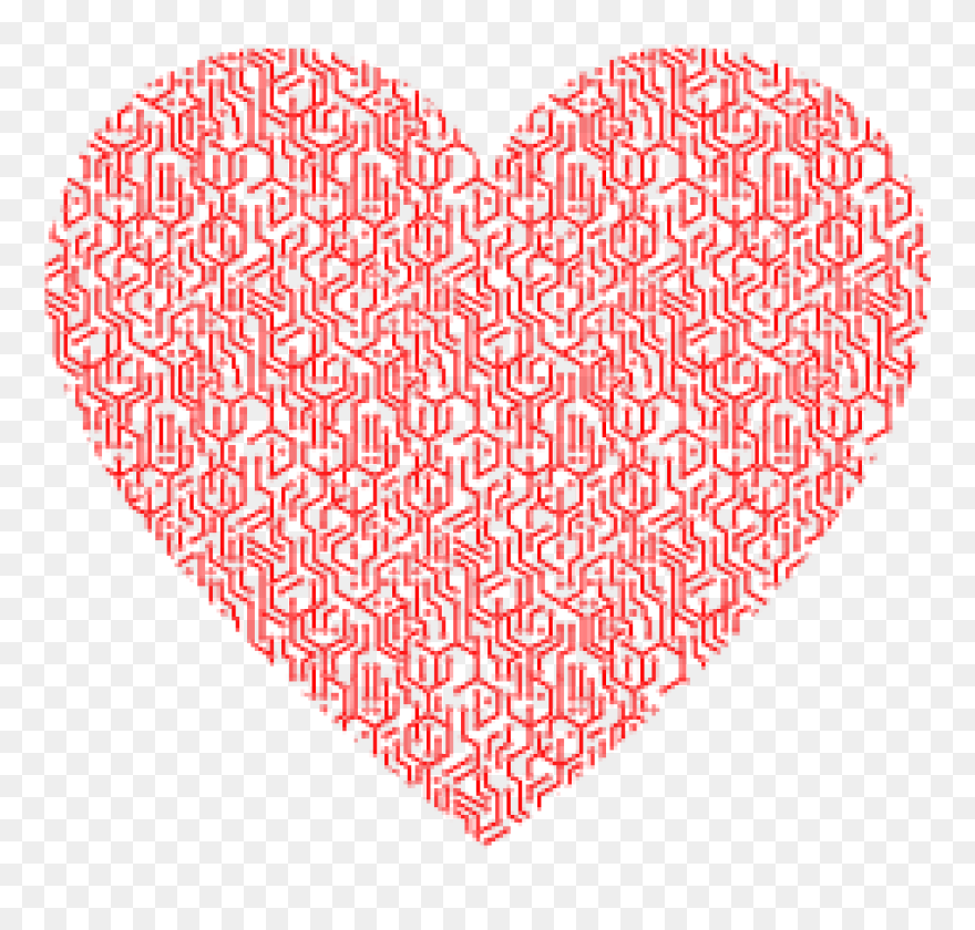 Red Heart Svg Clip Arts - Zhonghua Road Night Market - Png Download