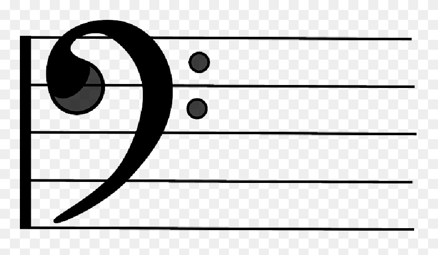 Sign, Music, Note, Symbol, Recreation, Cartoon, Double - Bass Clef White Background Clipart