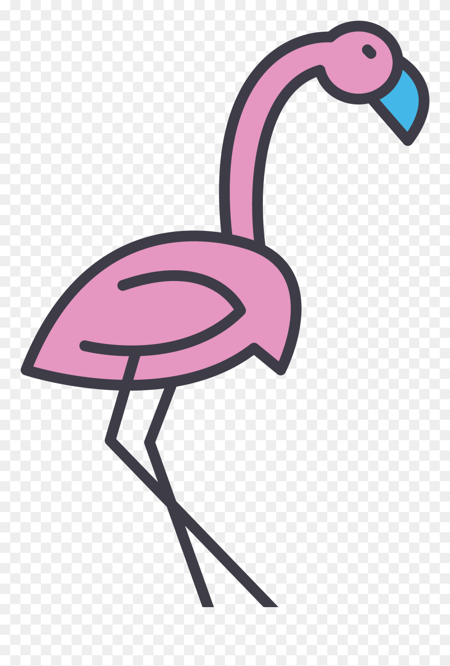 Greater Flamingo Clipart