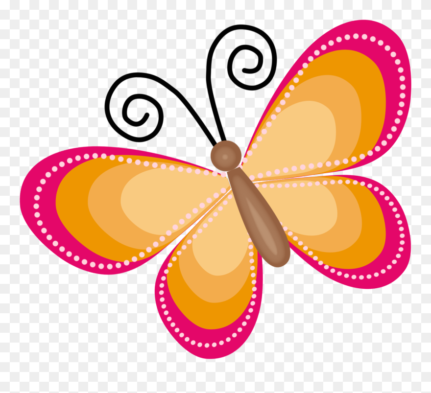 Cute Butterfly Clipart - Png Download
