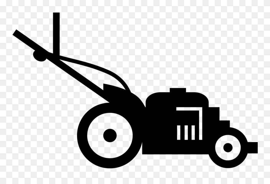 Lawn Mowers Mtd Products Toro - Lawnmower Clipart Black And White - Png Download