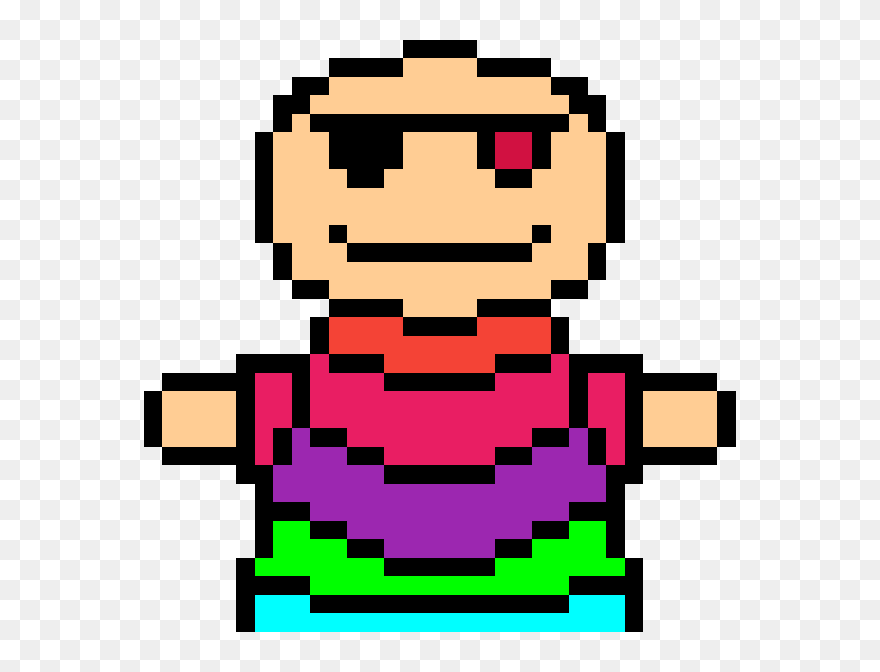 Boo Mario Pixel Art Clipart