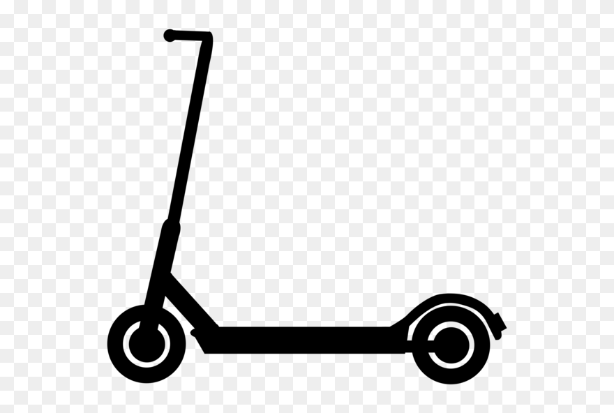 Wheel,line,vehicle - Jetson Breeze Electric Scooter Clipart
