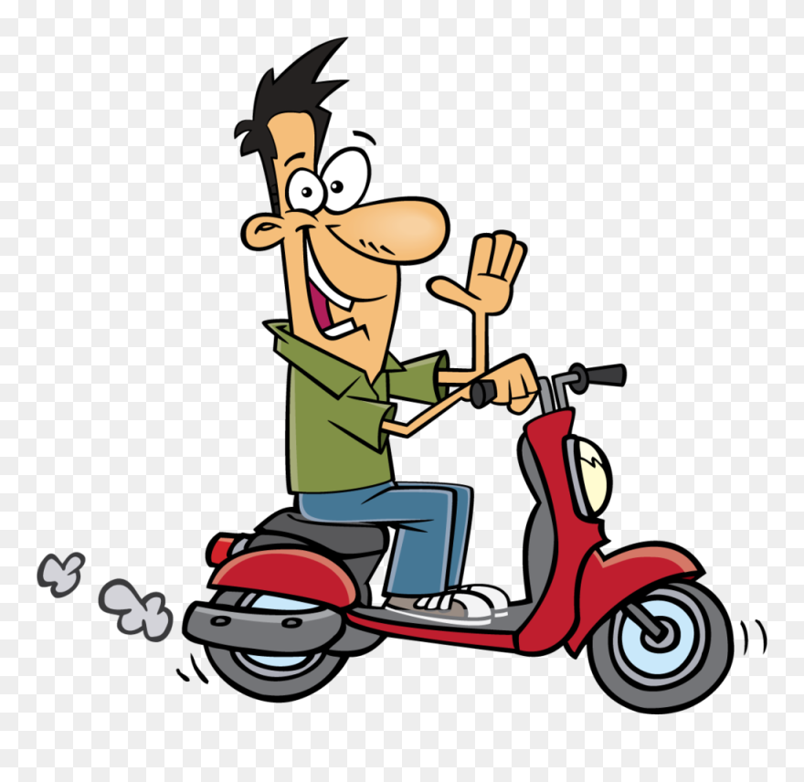 Scooter Steve Clipart