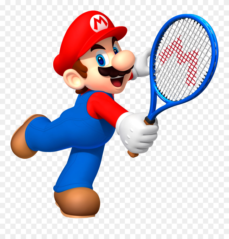 Transparent Tennis Clipart - Mario Tennis Open Mario - Png Download