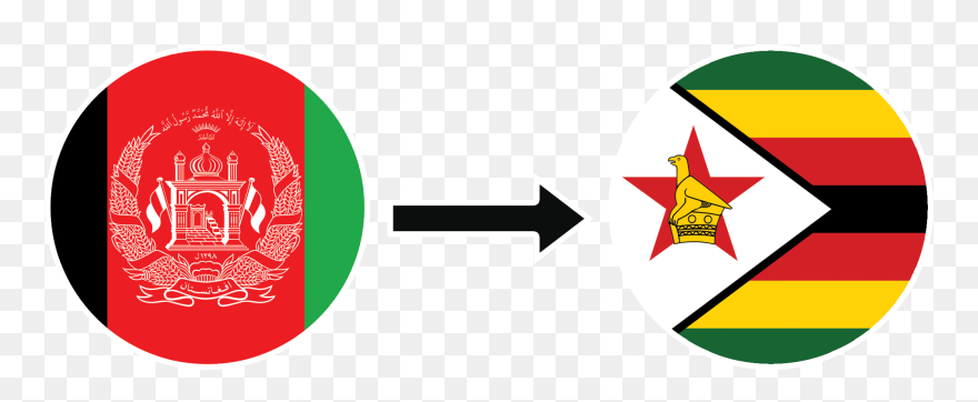 From Afghanistan To Zimbabwe - Zimbabwe Flag Clipart