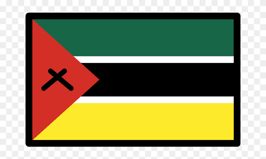 Mozambique Flag Emoji Clipart - Traffic Sign - Png Download