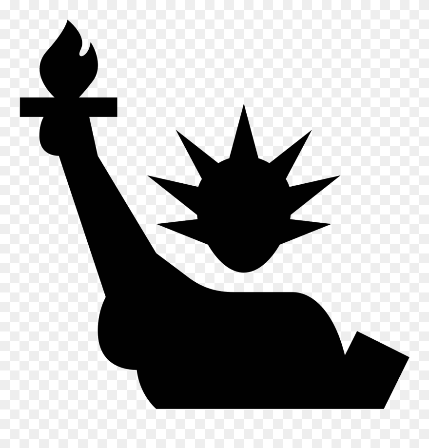 Statue Of Liberty Computer Icons - Card With Middle Finger Clipart