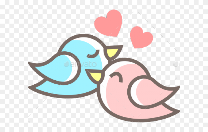 Love Birds Png Transparent Images - Love Birds Icon Png Clipart