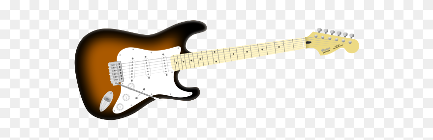 Electric Guitar Image - Transparent Background Guitar Png Vector Clipart