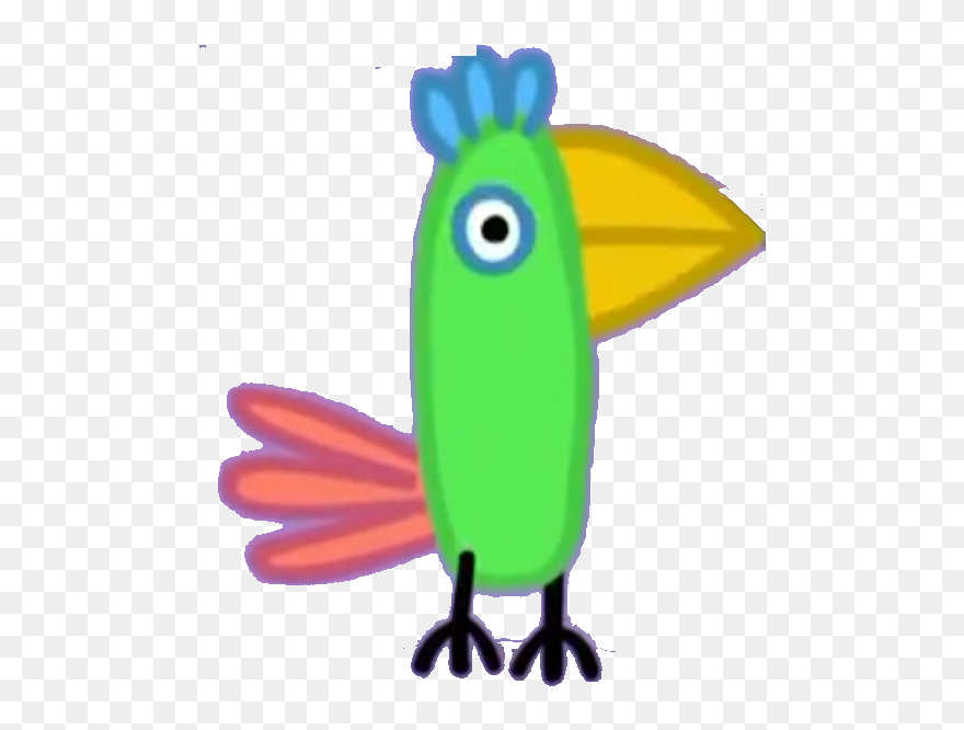 Peppa Pig Wiki - Polly Parrot Peppa Pig Png Clipart