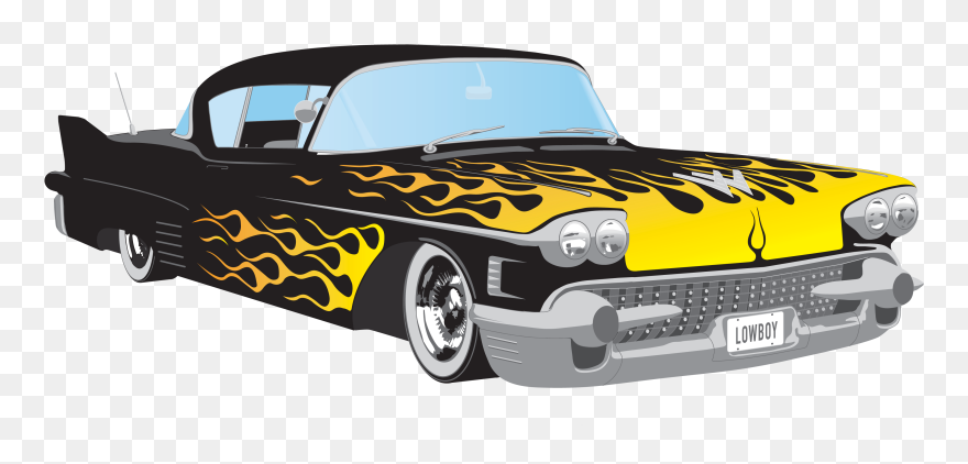 Flash Clipart Classic - Antique Car - Png Download