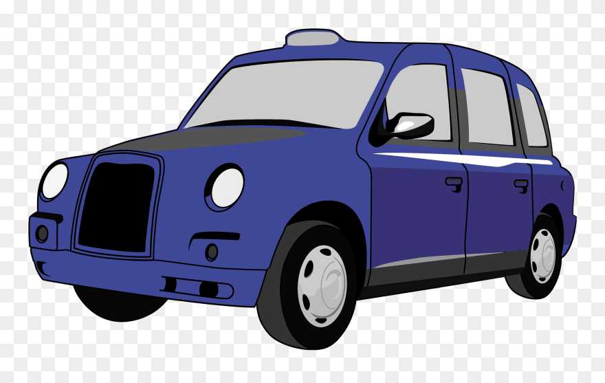 Dark Blue Car Clipart - Png Download