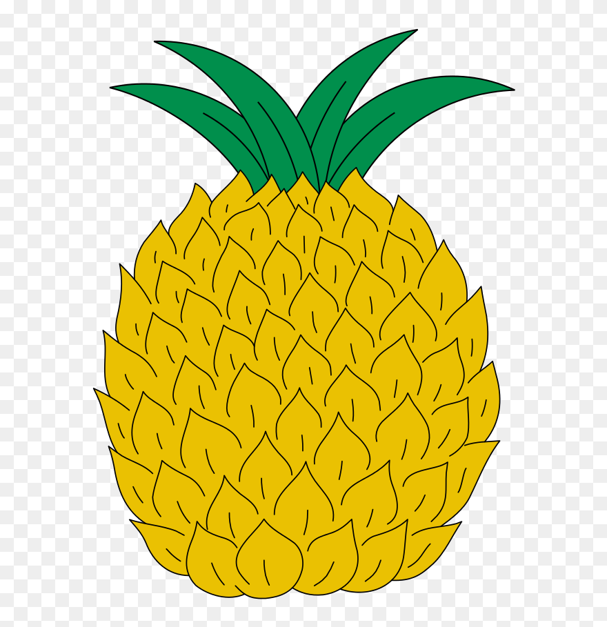 Pineapple Coat Of Arms Clipart