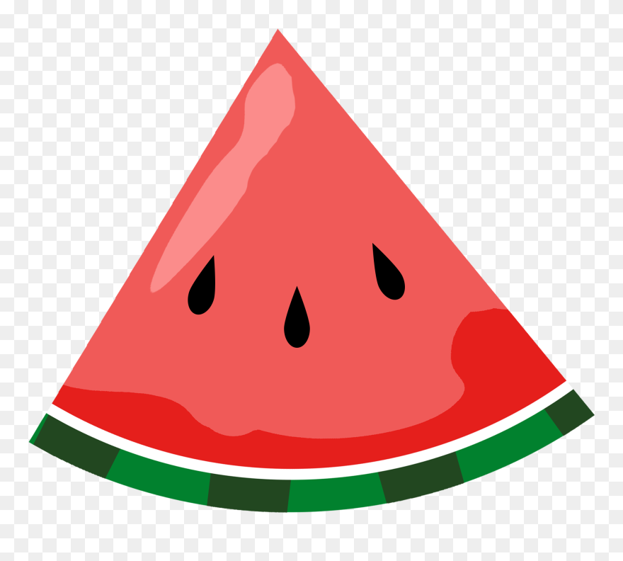Lovely Of Png Letters - Watermelon Slice Clipart Transparent Png