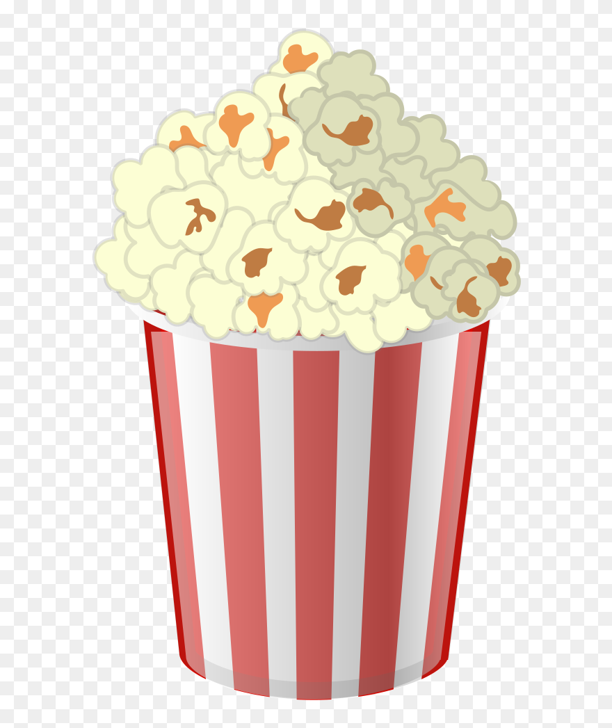 Transparent Clipart Of Popcorn - Transparent Background Pop Corn Popcorn - Png Download