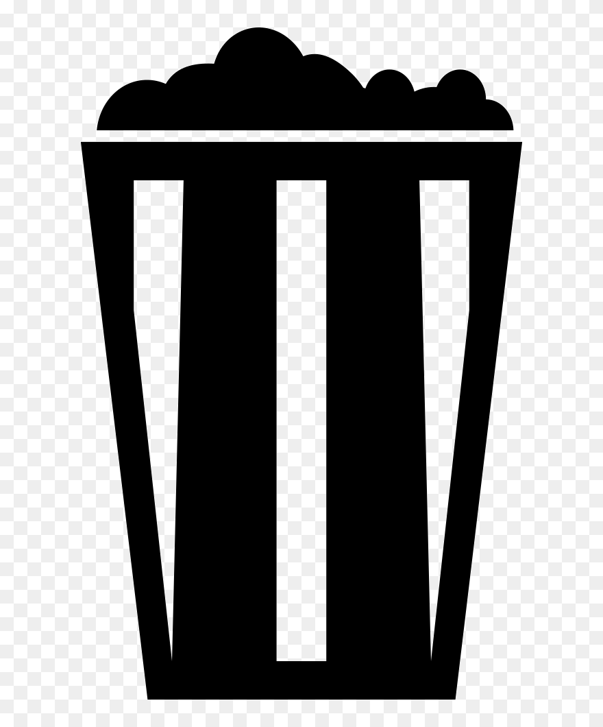 Pop Corn Box Snack To Watch Rugby Game Clipart