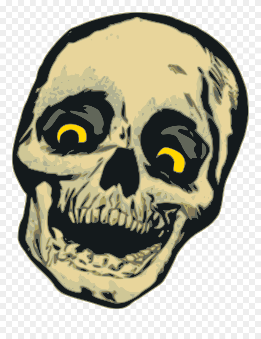 Transparent Transparent Skull Png - Halloween Haunted House Posters Clipart