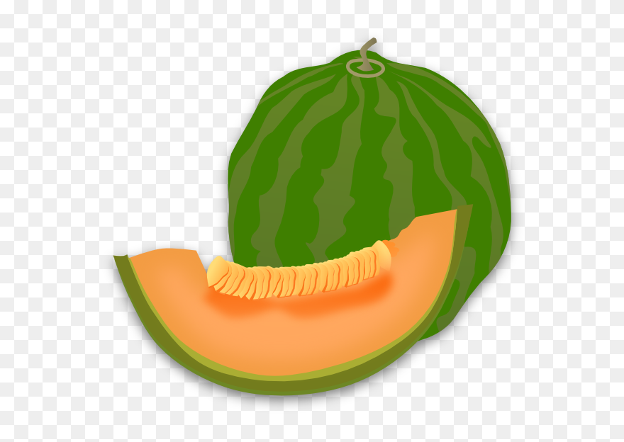 Yummy Melon Clip Art At Clker - Melon Cartoon Png Transparent Png
