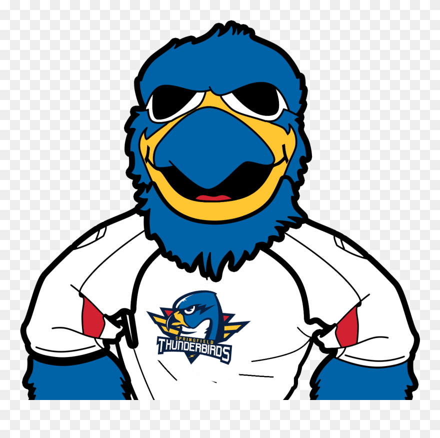 Boomer Cartoon Alt - Springfield Thunderbirds Boomer Clipart