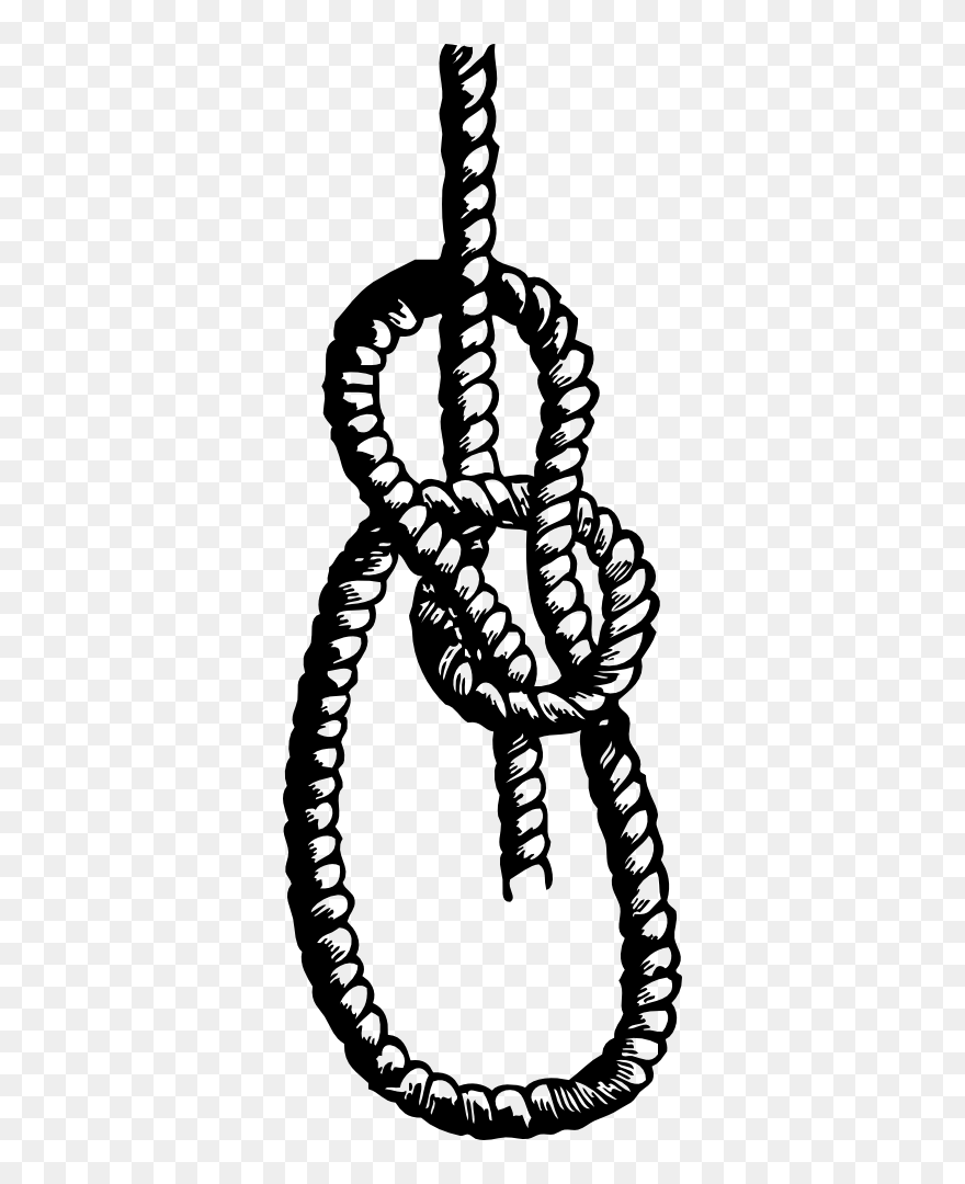 Onlinelabels Clip Art - Bowline Knot Png Transparent Png