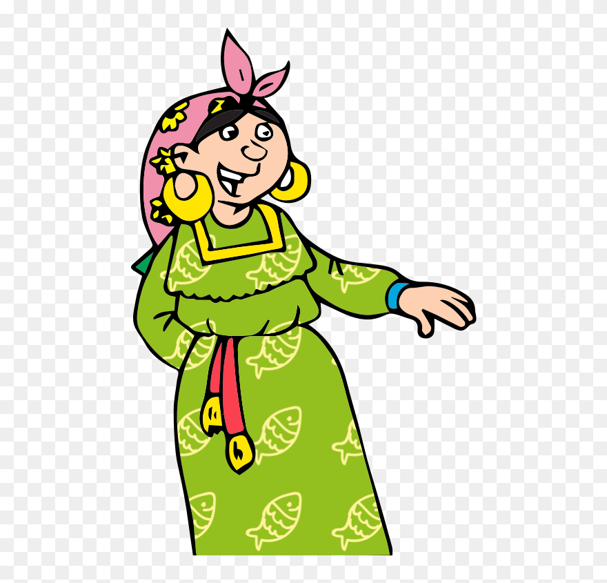 Femme Women إمرأة - Gitana Dibujo Clipart