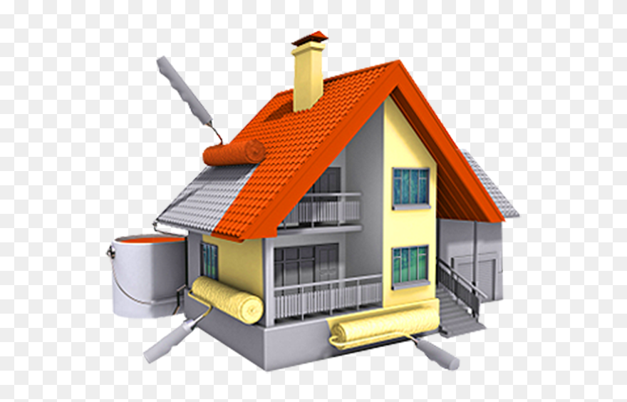 And Art House Services Design Painter Interior Clipart - Malowanie - Png Download