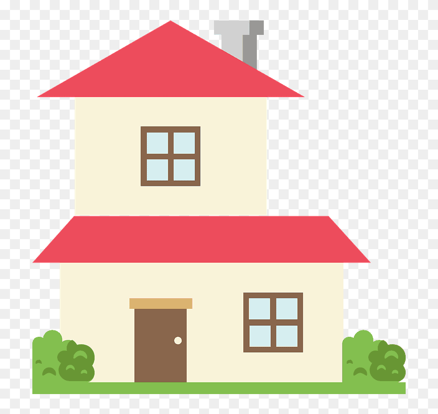 House Emoji Clipart - Home Emojis - Png Download