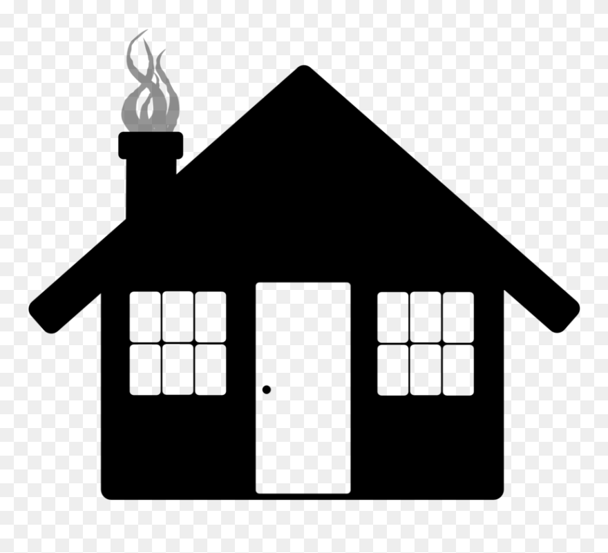 Houseblack - Clip Art - Png Download