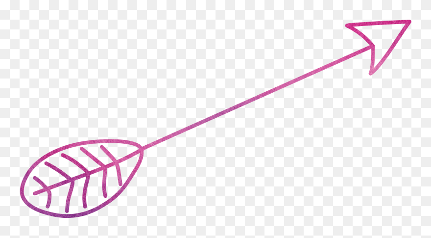 Graphics Arrow Purple Watercolor - Watercolor Png Arrows Clipart