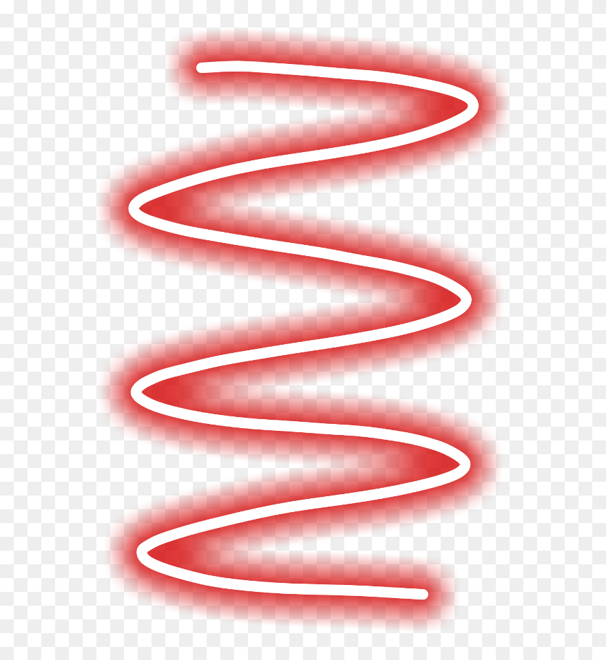 #swirl #line #lines #geometric #frame #overlay #glow - Red Glowing Swirl Transparent Clipart