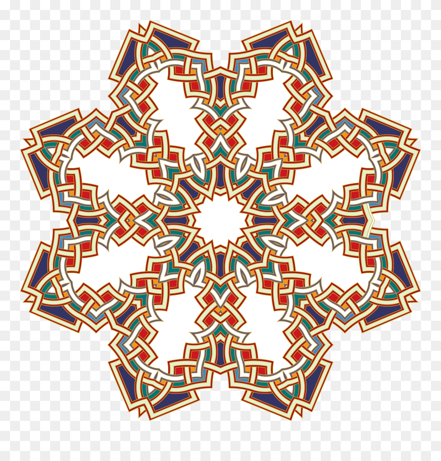 Islamic Geometric Art 2 Clip Arts - Dahlawas Hanuman Ji Mandir - Png Download