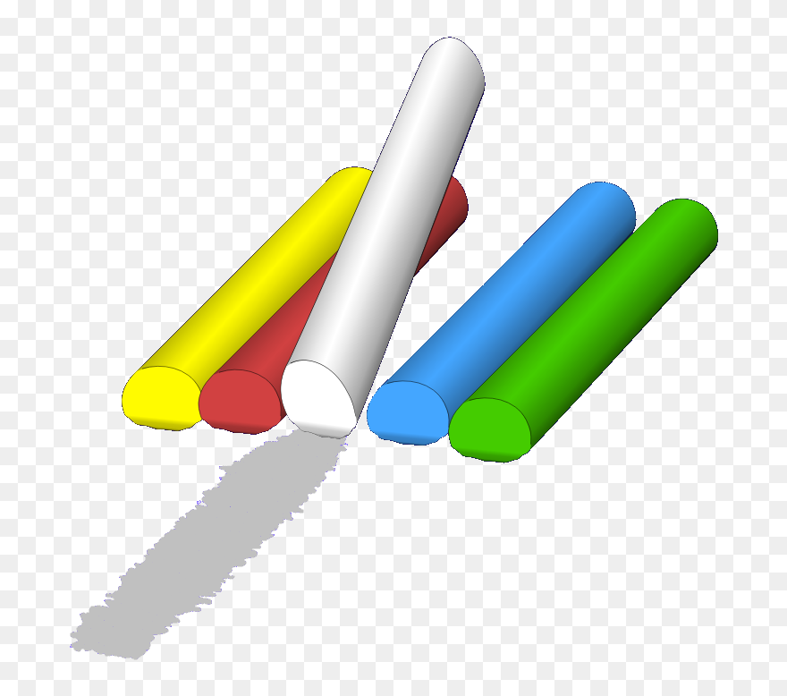 Chalk School Clipart - Clipart Picture Of Chalk - Png Download