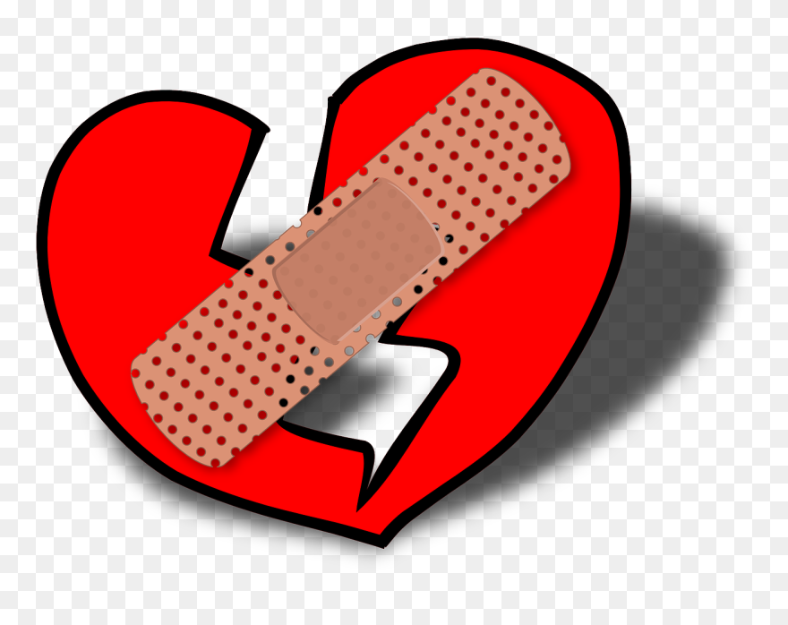 Velentine Day Broken Heart Clipart