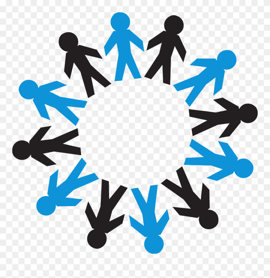People In Circle Clip Art - Png Download