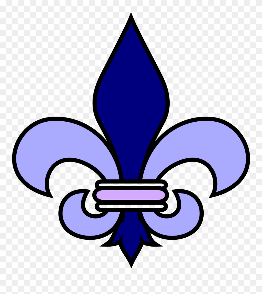 Transparent Power Lines Clipart - Gray Fleur De Lis - Png Download