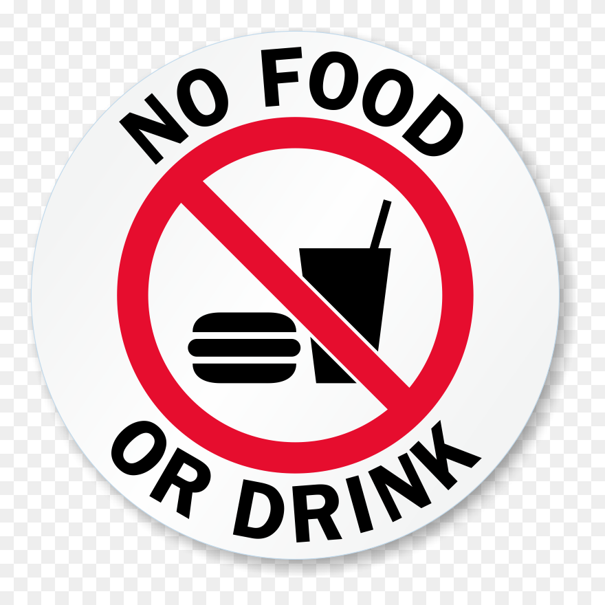 Thumb Image - No Food Or Drink Sign Transparent Clipart