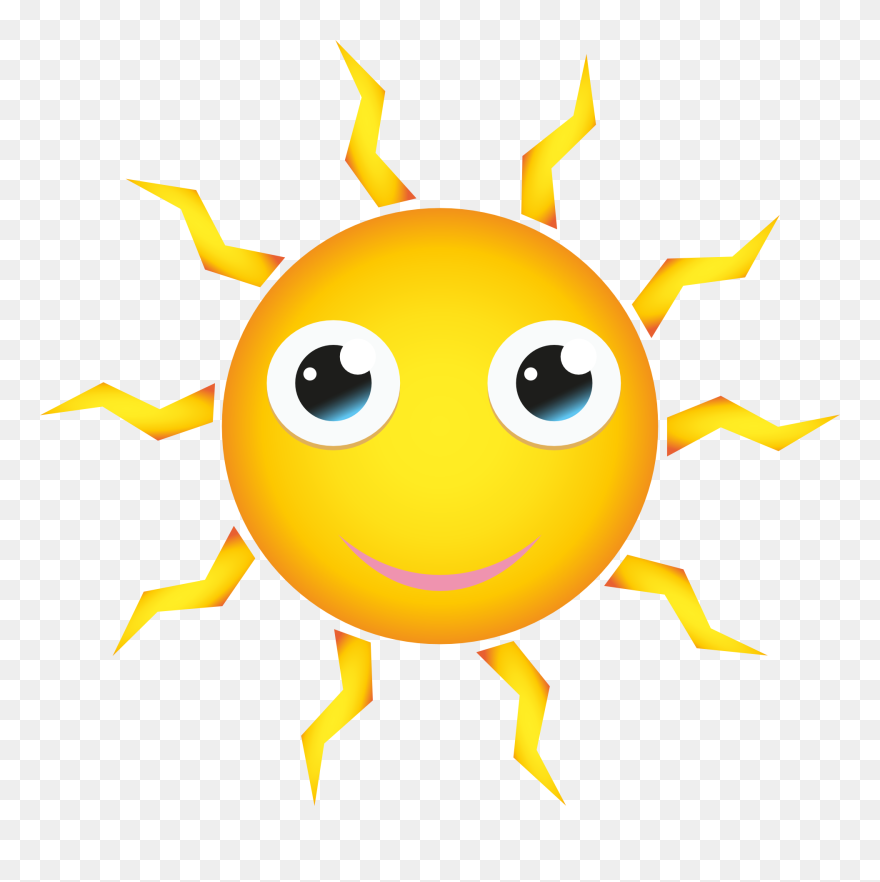 Sun Cartoon Small Clipart