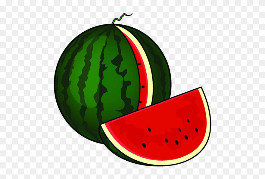 Cartoon Transparent Background Watermelon Clipart