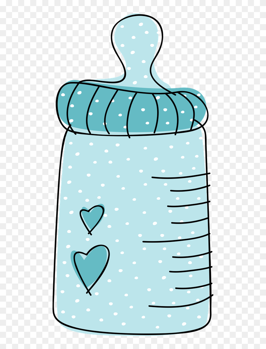 Baby Boy Bottle Clipart - Png Download