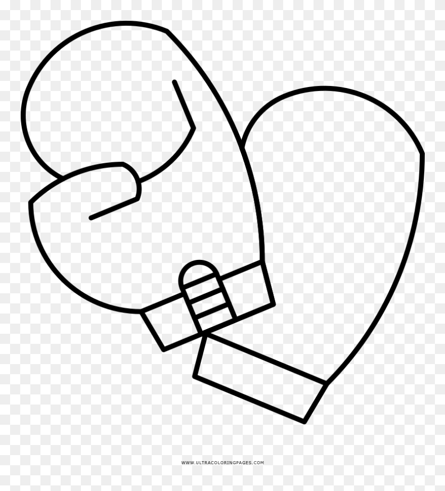 Transparent Boxing Gloves Clipart - Boxing Gloves Easy To Draw - Png Download