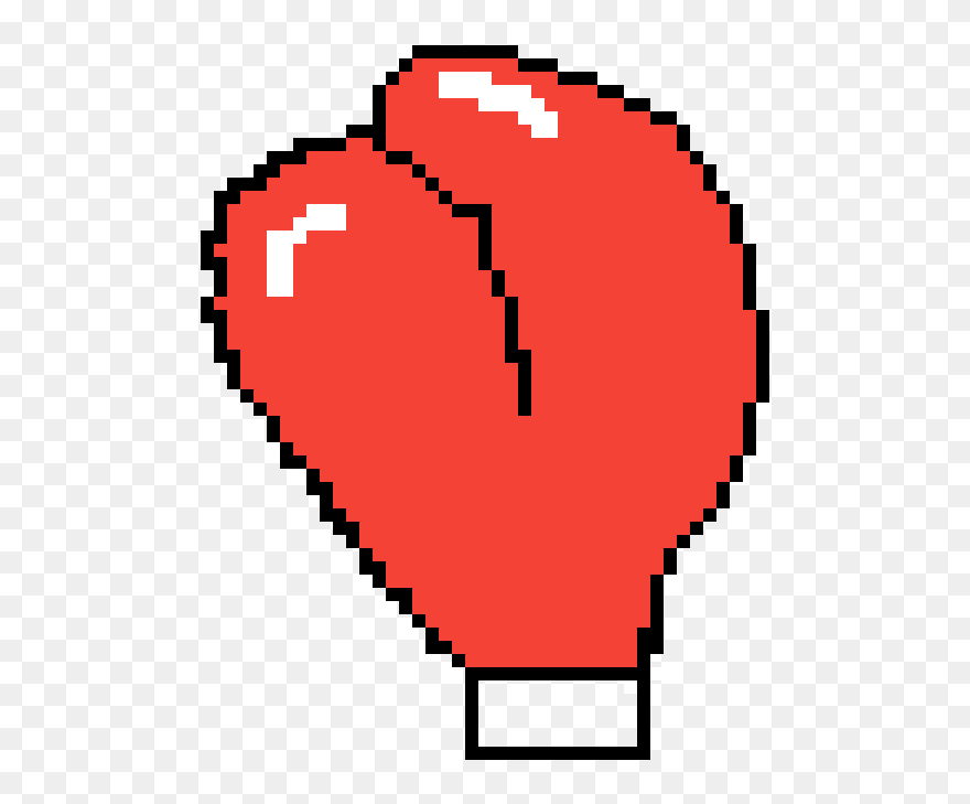 Transparent Boxing Glove Clipart - Deadpool Mask Pixel Art - Png Download